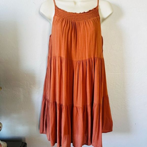 COPY - Z Supply Resort Breezy Crinkle swing dress; lined, adjustable spaghetti … - Picture 3 of 13